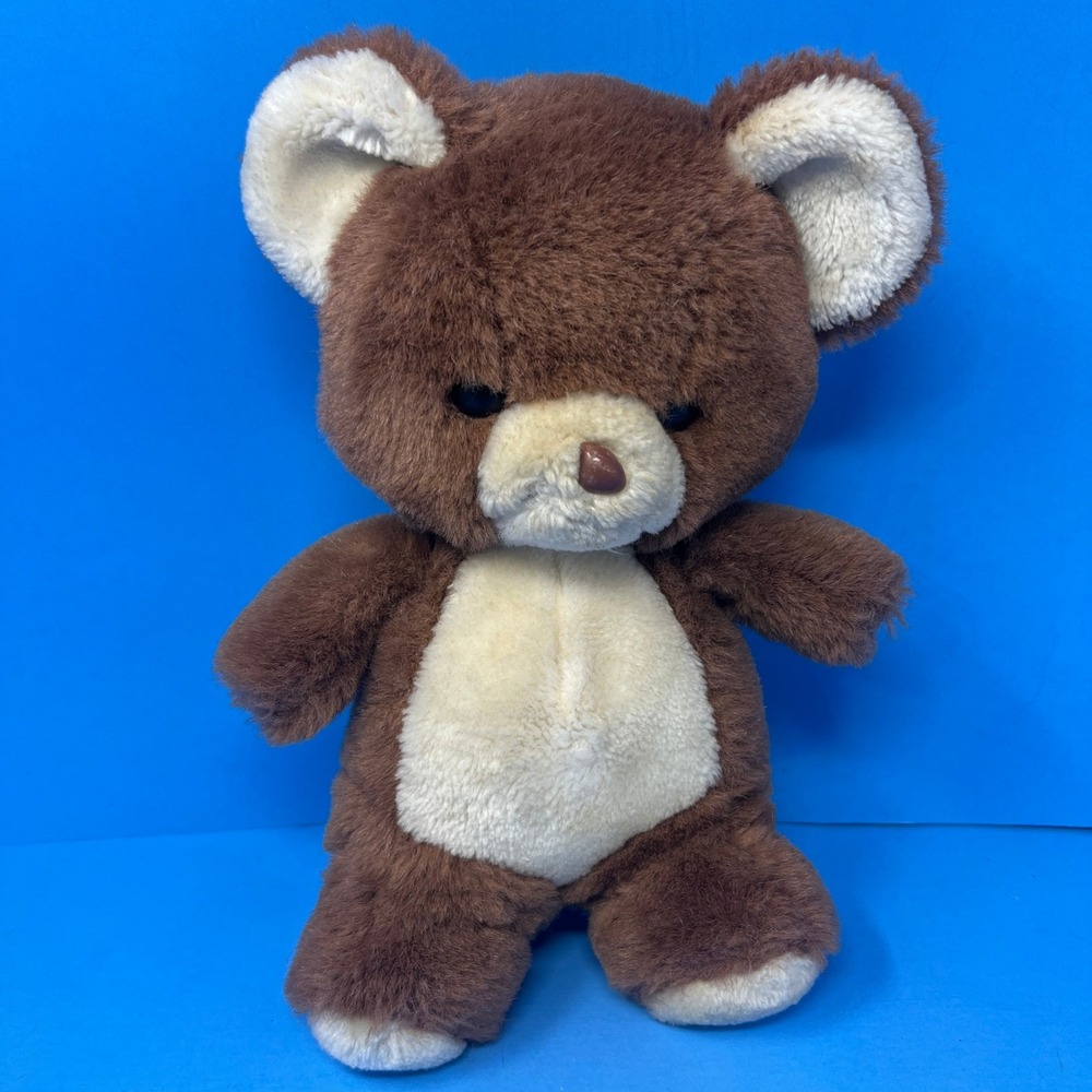 Mattel‎ Emotions Teddy Bear 11 Inch Brown Vintage 1983 Shaggy G1088